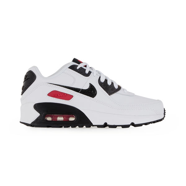 Nike Air Max 90 Glitter White Black Courir Com