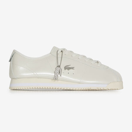LACOSTE CLUB LOW BIJOUX BLANC FEMME