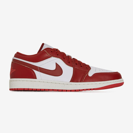 AIR JORDAN 1 LOW : BLANC/ROUGE
