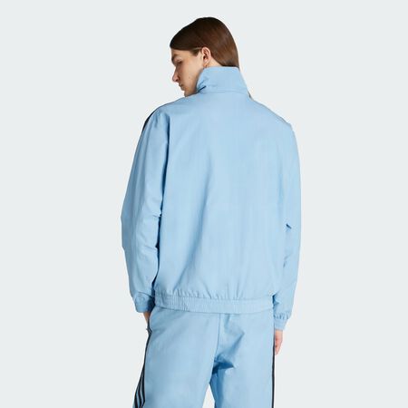 ADIDAS ORIGINALS Veste de survêtement toile Adicolor Firebird Ash Blue / Black HOMME