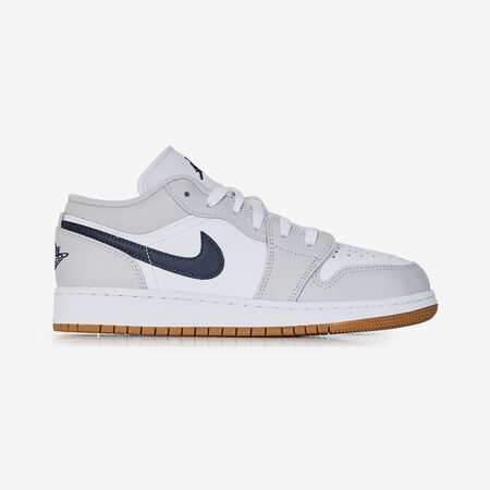 JORDAN AIR JORDAN 1 LOW BLANC/GRIS JUNIOR