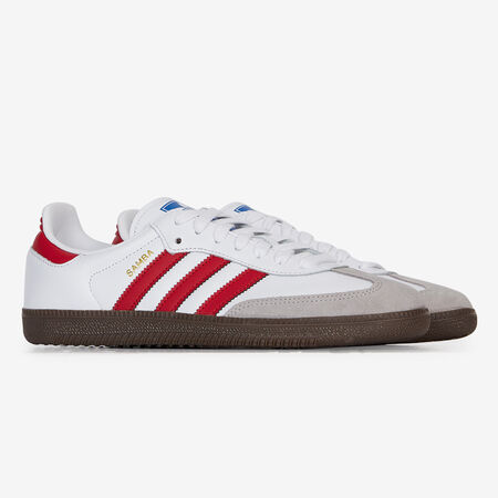 ADIDAS ORIGINALS samba SAMBA OG WHITE/RED WOMEN