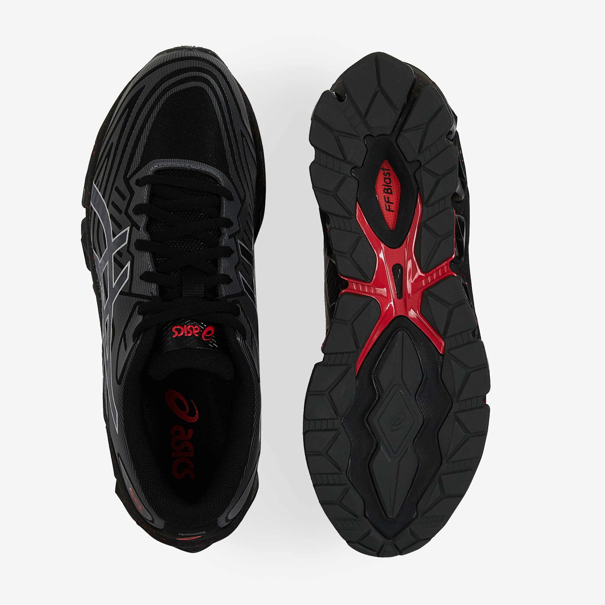 ASICS GEL QUANTUM 360 VII BLACK RED SNEAKERS MEN Courir