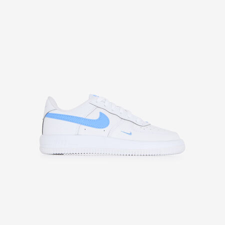 AIR FORCE 1 LOW MINI SWOOSH : WHITE/BLUE