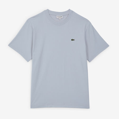 LACOSTE TEE SHIRT CLASSIC SMALL LOGO SKY BLUE MEN