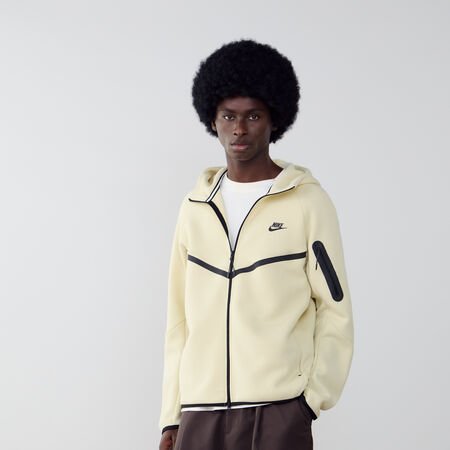 NIKE JACKET TECH FLEECE FZ BEIGE/BLACK MEN