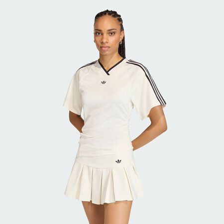 ADIDAS ORIGINALS MAILLOT DE FOOTBALL FRONC&Eacute; Off White FEMME