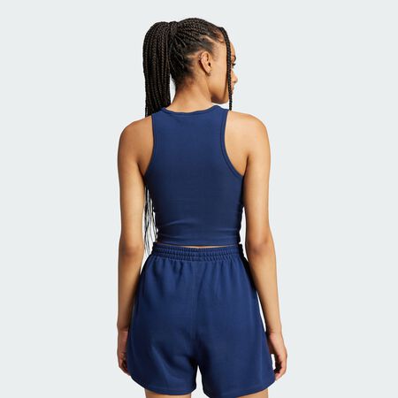 ADIDAS ORIGINALS Essentials Ribbed Tank Top Night Indigo WOMEN