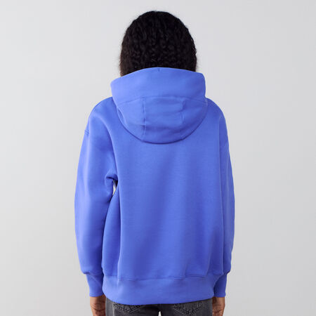 NIKE HOODIE PHOENIX LONG OVERSIZED BLUE WOMEN