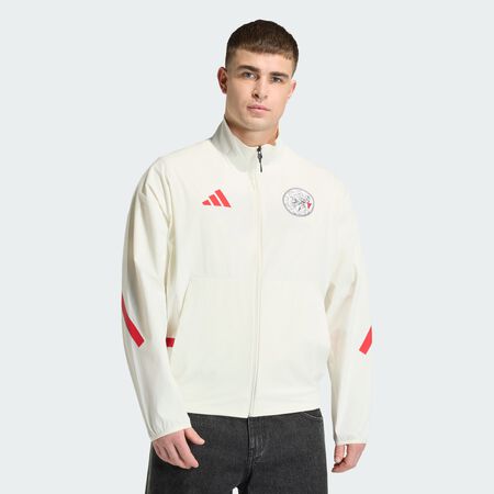 ADIDAS ORIGINALS Ajax Amsterdam Z.N.E. Anthem Jacket Off White MEN