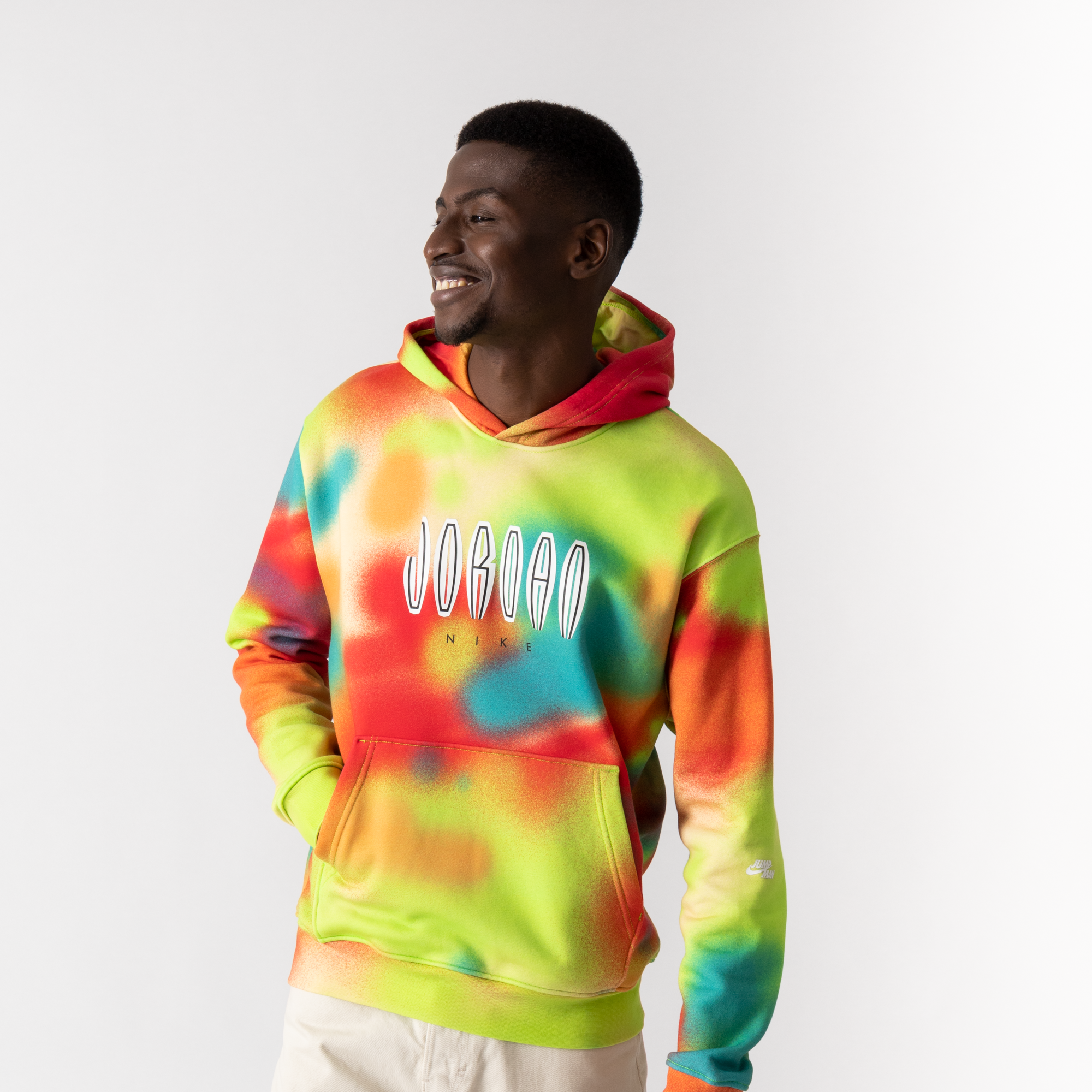 jordan multi color hoodie