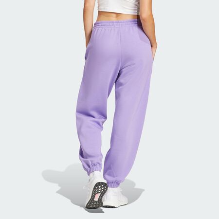 ADIDAS SPORTSWEAR Essentials 3-Stripes French Terry Cuffed Pants Black / White WOMEN