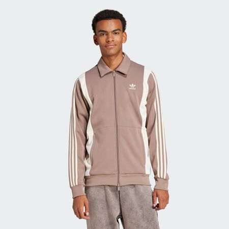 Track top Adicolor Panel : Wonder White / Trace Brown