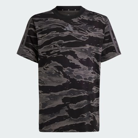 ADIDAS SPORTSWEAR Seasonal Essentials Camo Tee Kids Black / Grey Five JUNIOR