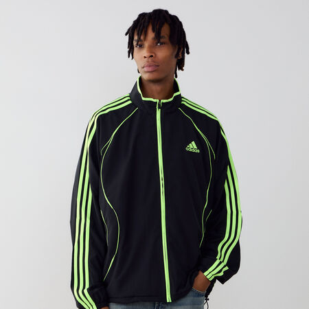 ADIDAS ORIGINALS JACKET FZ WOVEN 2000S NOIR/VERT HOMME