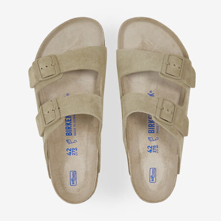 BIRKENSTOCK arizona ARIZONA SUEDE FADED KHAKI KAKI HOMME