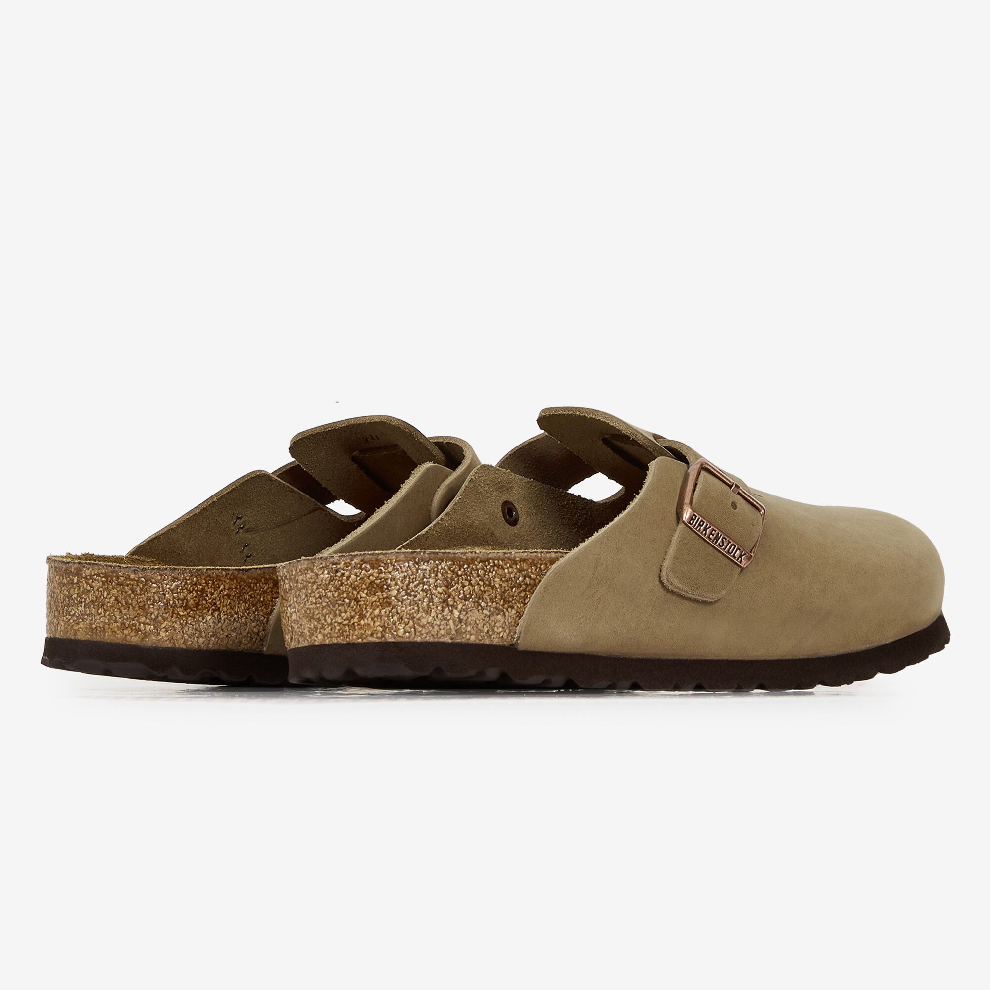 birkenstock TAMARIS スエード風ブラウンサボ