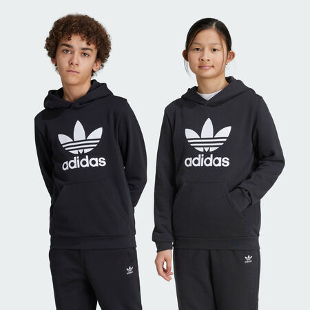 ADIDAS ORIGINALS Trefoil Hoodie Kids Black JUNIOR