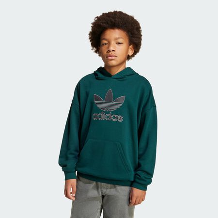 ADIDAS ORIGINALS Sweat-shirt à capuche grand logo Oversized Enfants Aurora Ivy JUNIOR