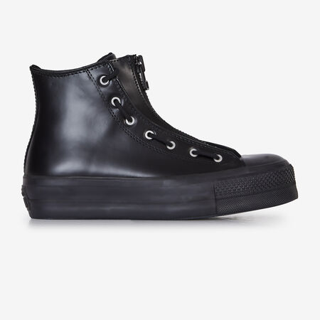 CHUCK TAYLOR ALL STAR LIFT HI PATENT : BLACK