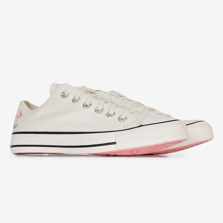 CONVERSE chuck taylor all star CHUCK TAYLOR ALL STAR OX FLORAL BEIGE FEMME