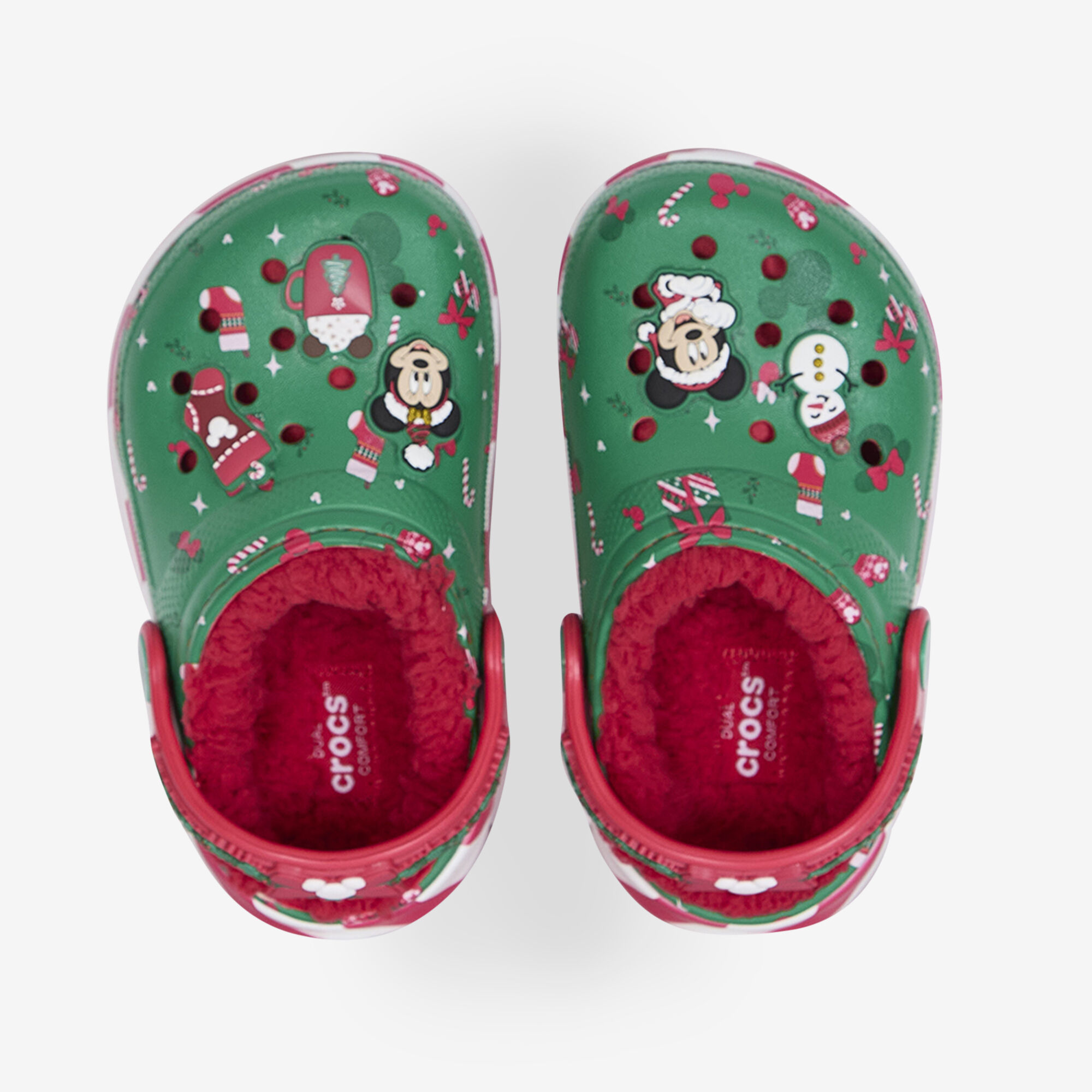 Crocs Toddlers Mickey Holiday Lined Classic Sabots Enfants - vue 4
