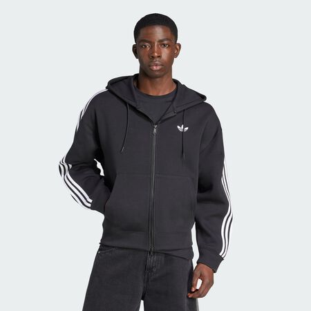 Sweat-shirt à capuche oversize adidas Adicolor Spacer : Black