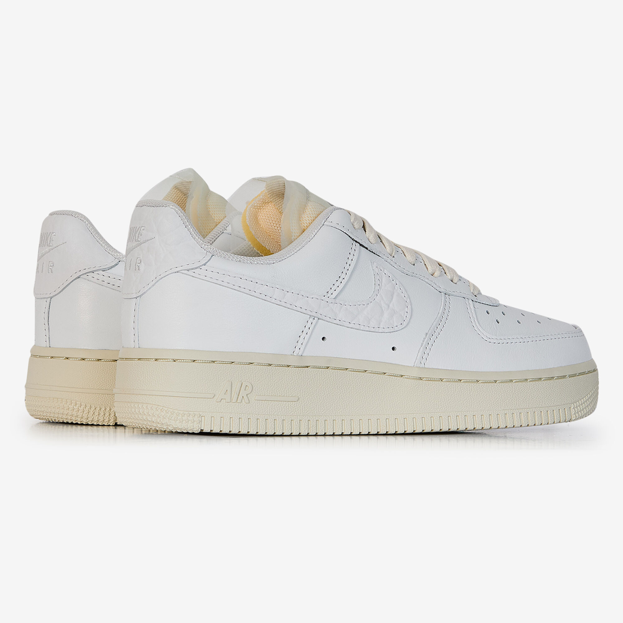 Air Force 1 Low Jewel  Blanc/or
