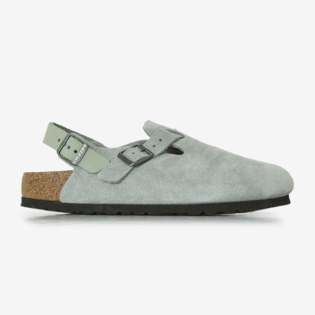 BIRKENSTOCK TOKIO SUEDE PURE SAGE GREY WOMEN