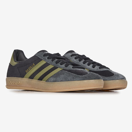 ADIDAS ORIGINALS gazelle GAZELLE INDOOR BLACK/KHAKI MEN