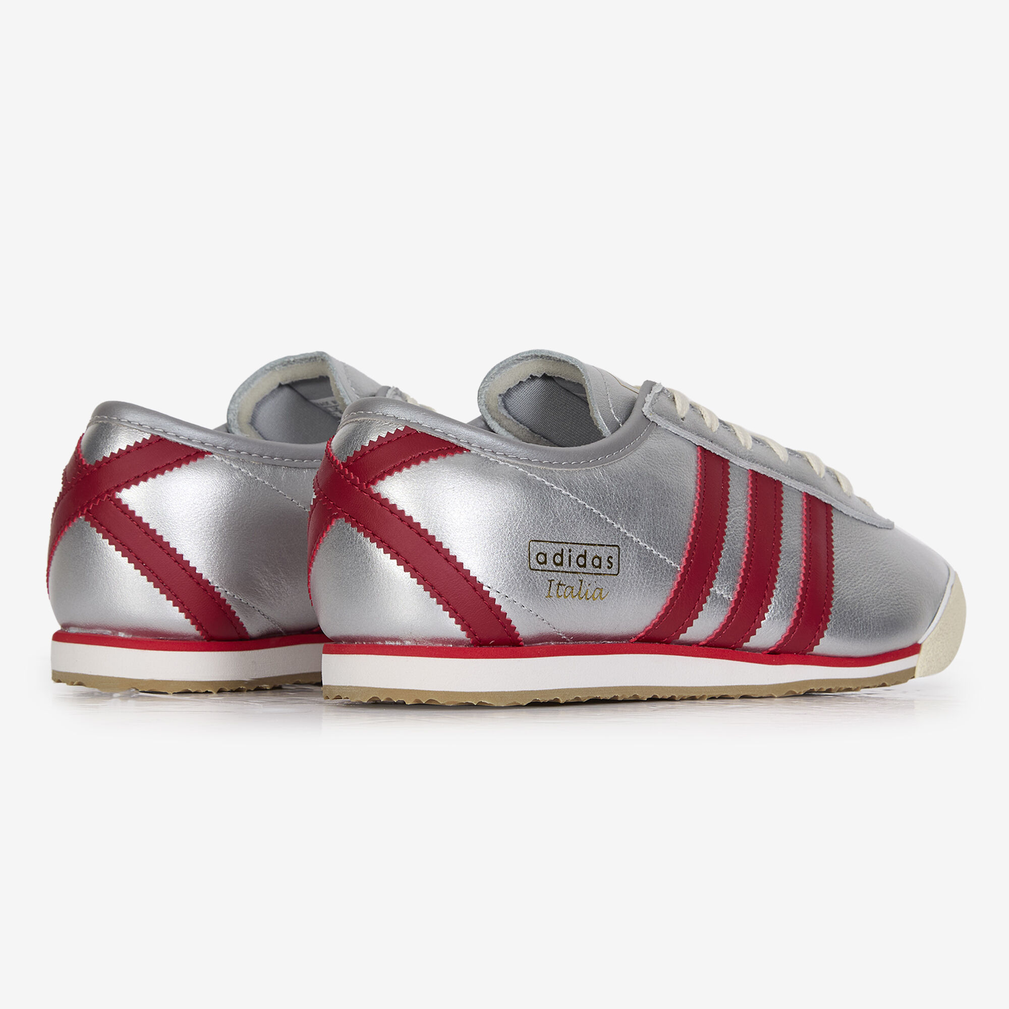 Italia 70s  Argent/rouge