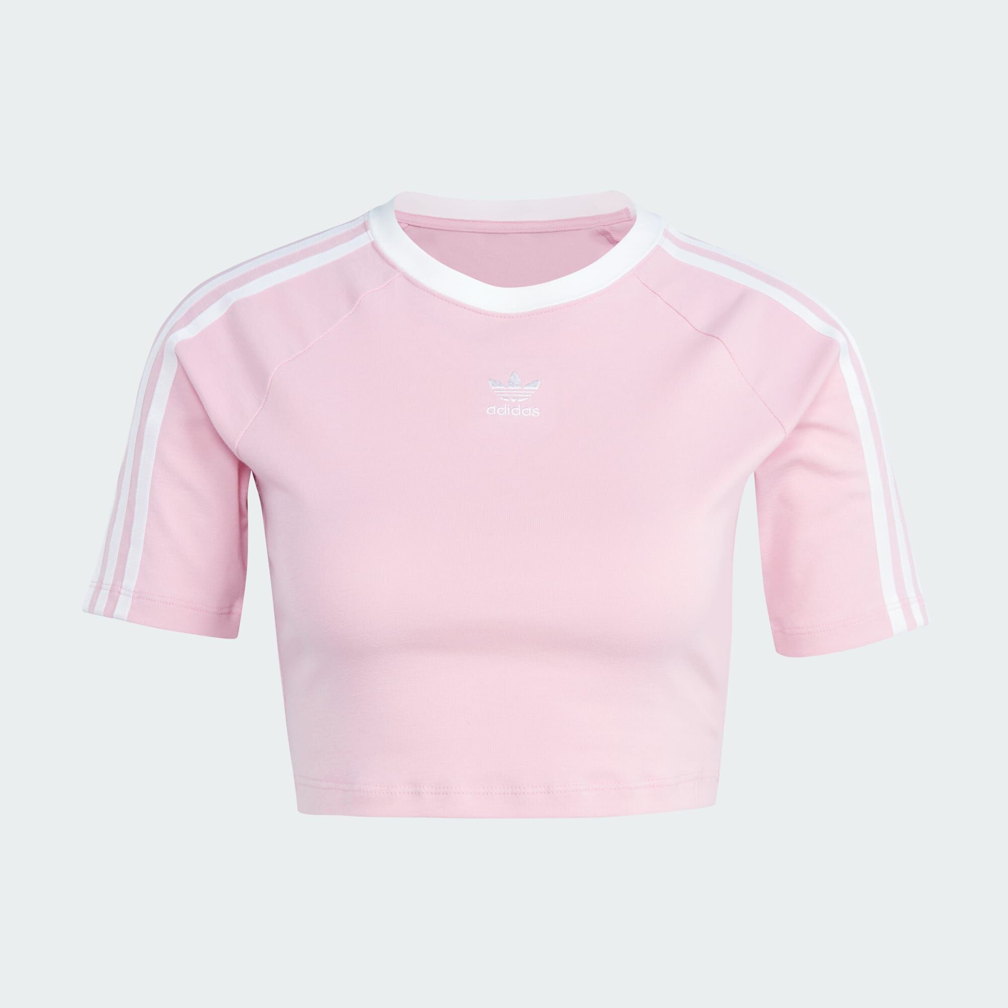 Baby pink adidas t shirt online