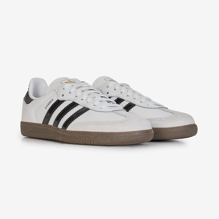ADIDAS ORIGINALS SAMBA OG PATENT WHITE/BLACK JUNIOR