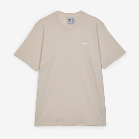 ADIDAS ORIGINALS TEE SHIRT ESSENTIAL BEIGE/BLANC HOMME