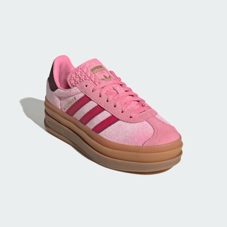 ADIDAS ORIGINALS gazelle GAZELLE BOLD VELVET PINK/RED JUNIOR
