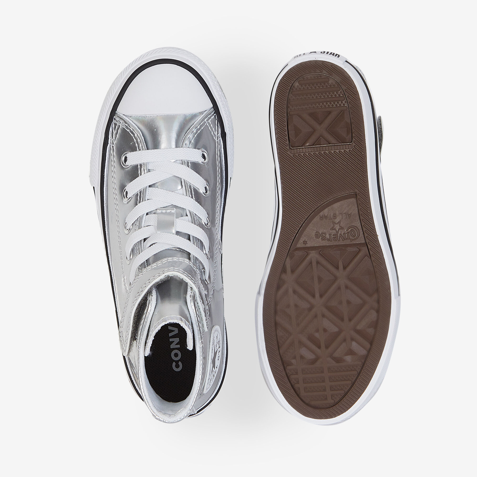 Chuck Taylor All Star Hi Shine Cf  Argent   - Bébé -