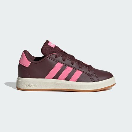ADIDAS SPORTSWEAR Grand Court Lifestyle Tennis Lace-Up Shoes Aurora Ruby / Bliss Pink / Off White BABIES