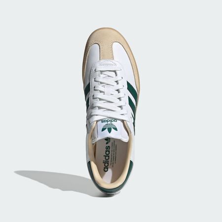 ADIDAS ORIGINALS samba SAMBA OG WHITE/GREEN WOMEN