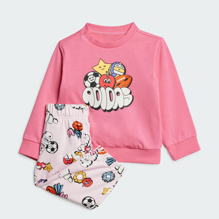 Survêtement Seasonal Essentials Fun Enfants : Pink Fusion / White