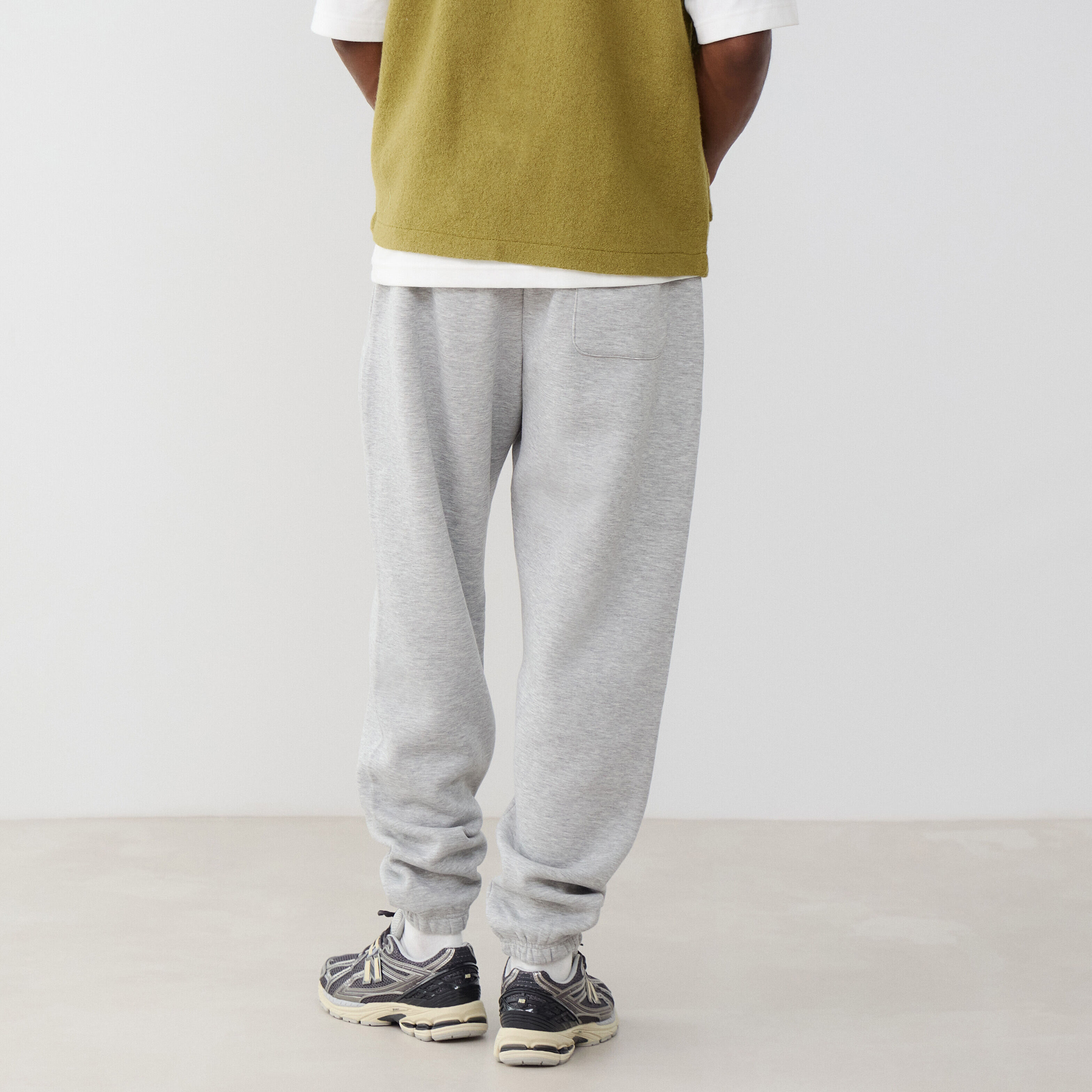Pant Jogger Small Logo  Gris/blanc