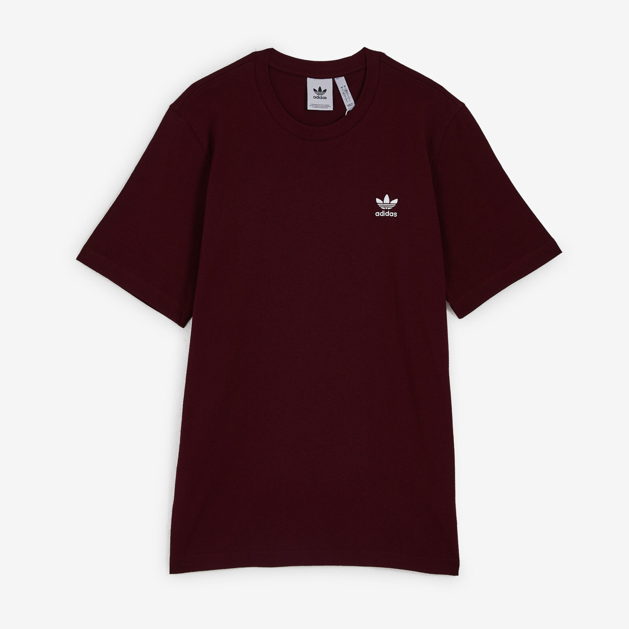 Maroon adidas originals t online shirt