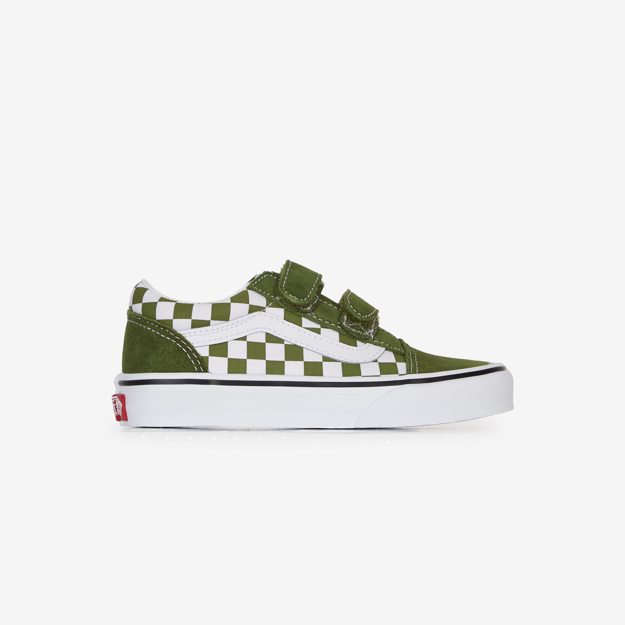 Checkered velcro vans hotsell