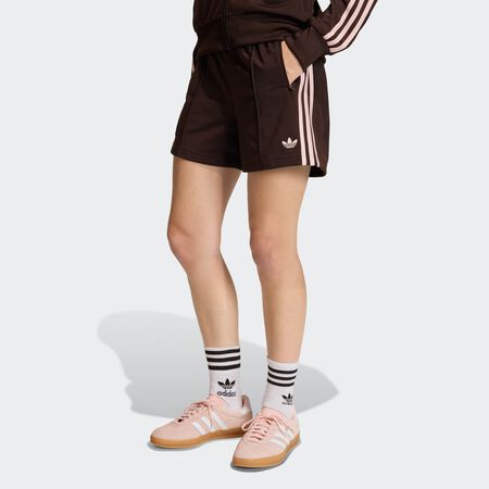 ADIDAS ORIGINALS SHORT FIREBIRD CLASSIC Aurora Coffee / Sandy Pink FEMME