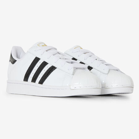 ADIDAS ORIGINALS superstar SUPERSTAR II PATENT BLANC/NOIR FEMME