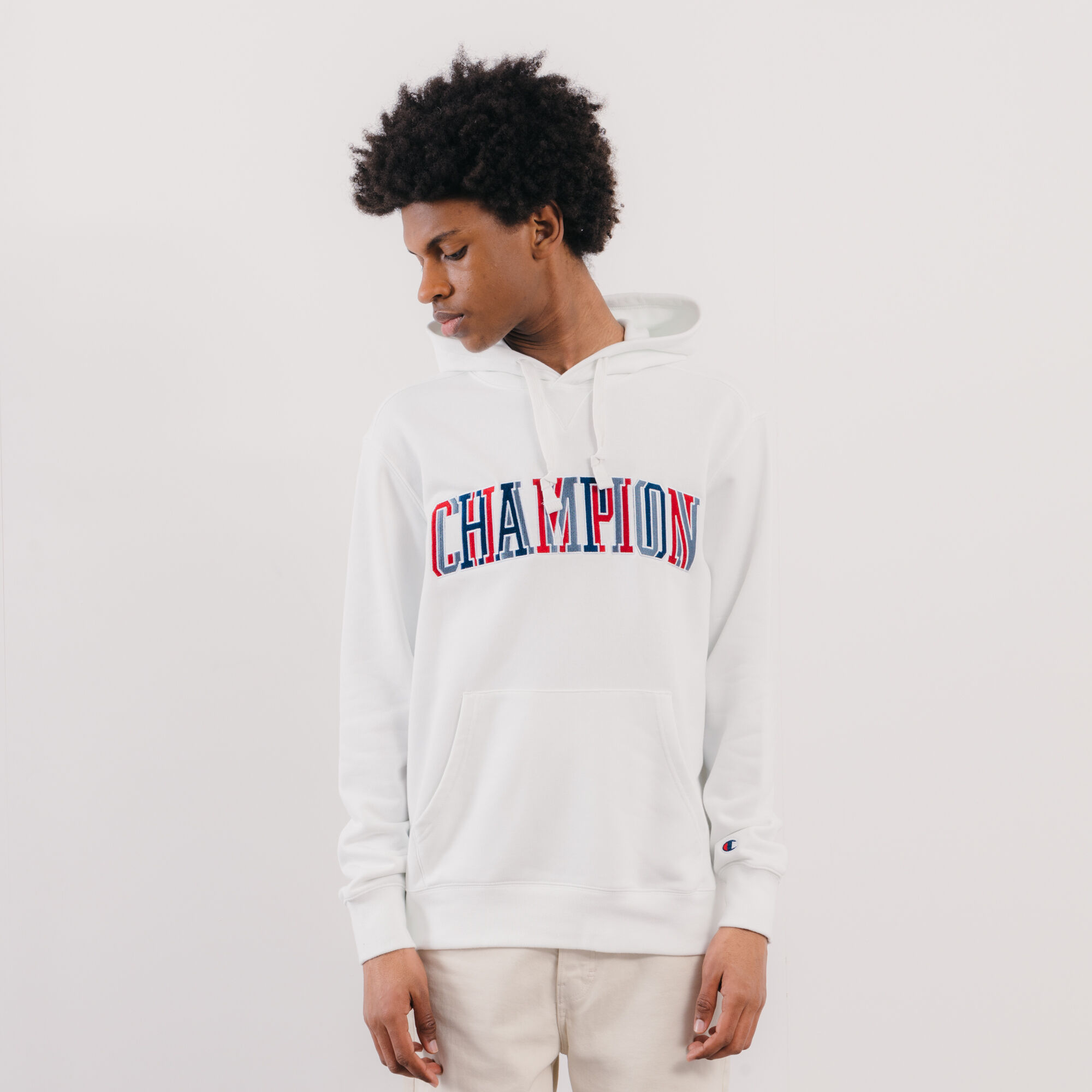 Hoodie hotsell champion blanc