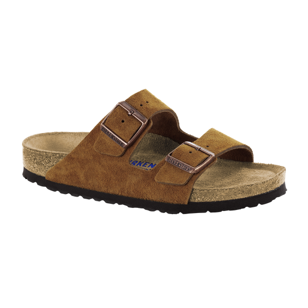 BIRKENSTOCK ARIZONA SUEDE MINK MARRON ESTIVALES FEMME Courir
