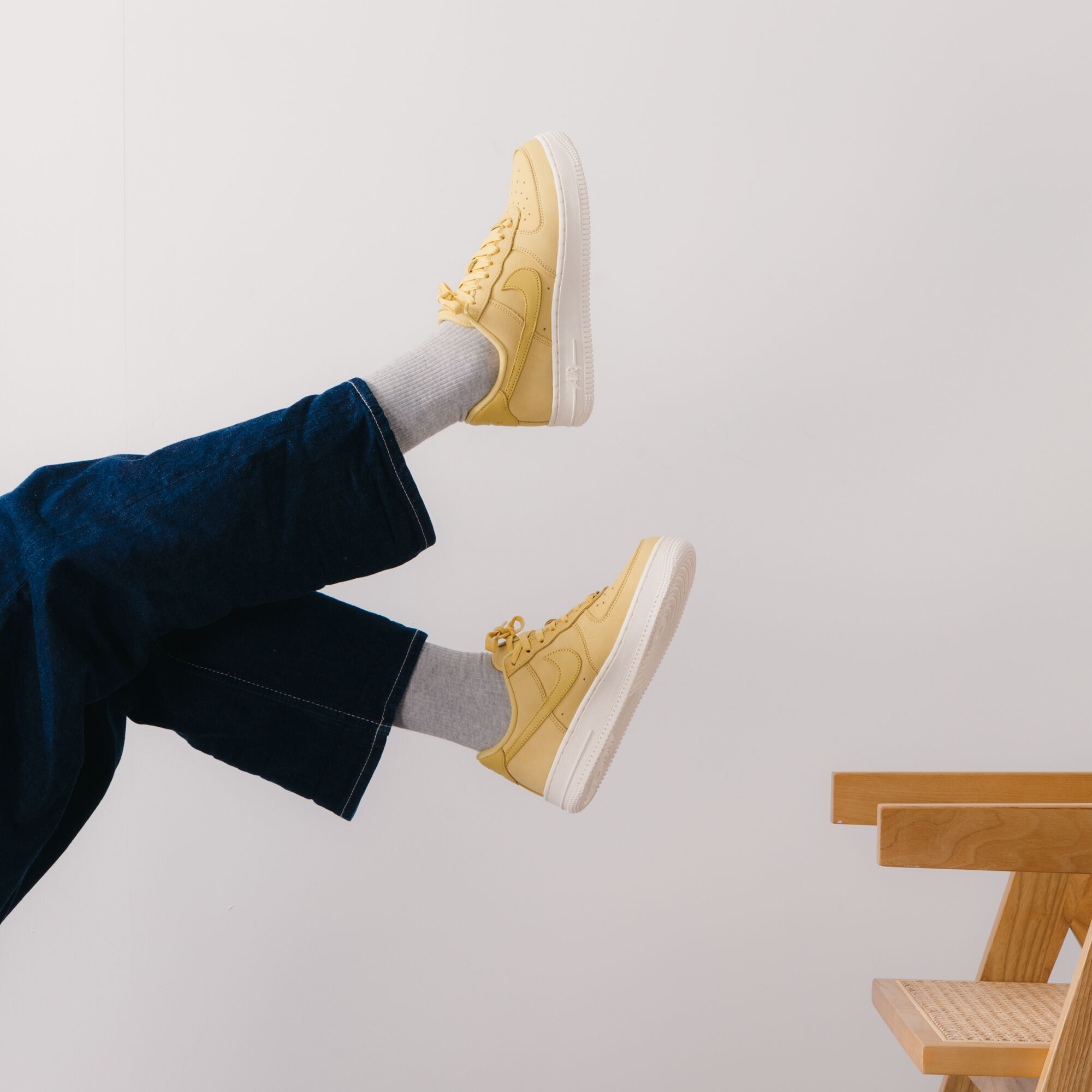 nike air force 1 high femme jaune