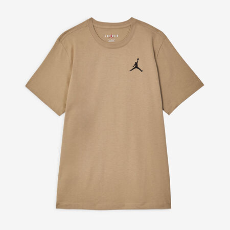 JORDAN TEE SHIRT JUMPMAN EMB BROWN/BLACK MEN