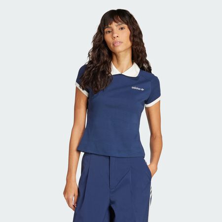 ADIDAS ORIGINALS Polo Shirt Night Indigo WOMEN
