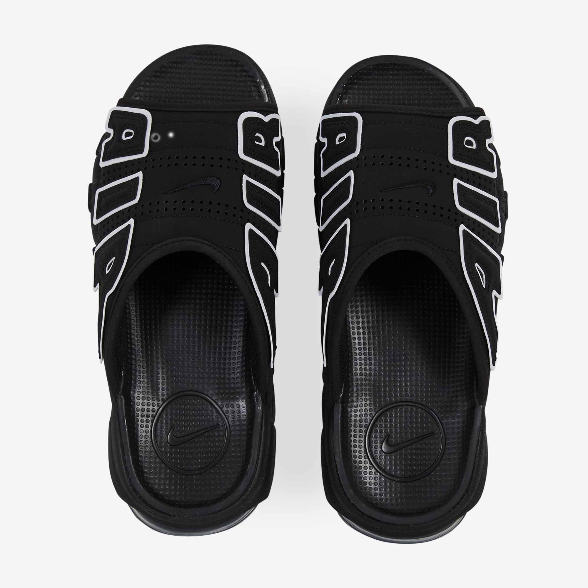 Air more uptempo deals mens black and white